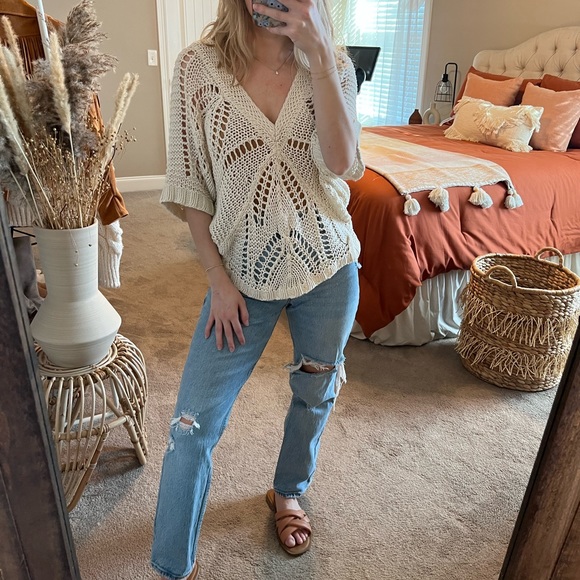 Old navy crochet blouse - Picture 4 of 8